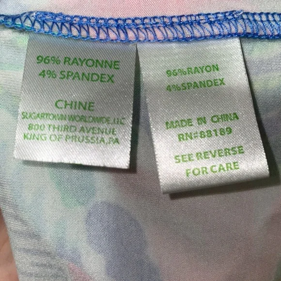 NWOT Lilly Pulitzer Esmeralda Jet Stream Blue Floral Ruffle Sleeve Shift Dress - Picture 8 of 12